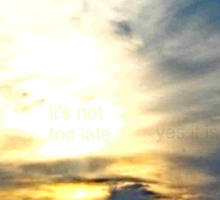Not too late weirdcore